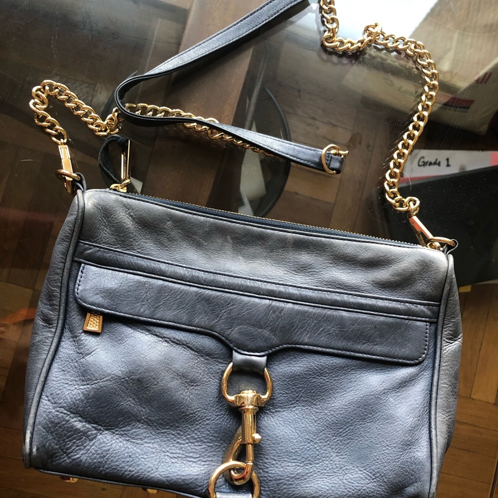 Rebecca Minkoff M.A.C. Crossbody Bag, Blue Leather